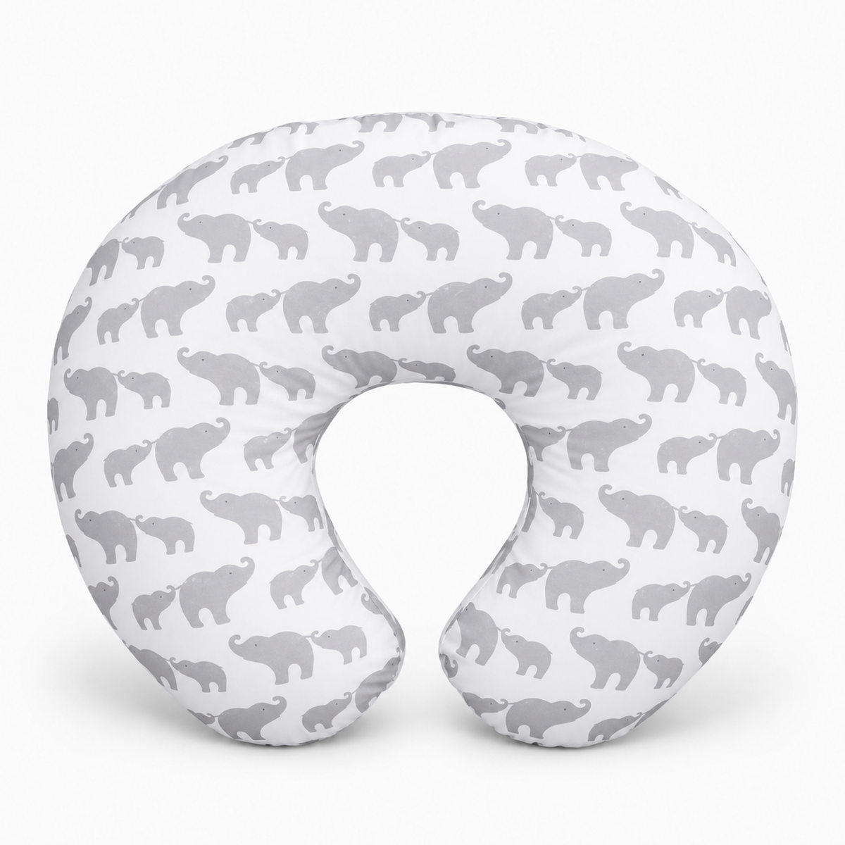 Baby U Shaped Pillowcase for Nursing Pillow Comfort - Color 4 grey elephant print U shaped nursing pillowcase
