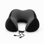 Massage Memory Foam Travel Neck Pillow for Cervical Support