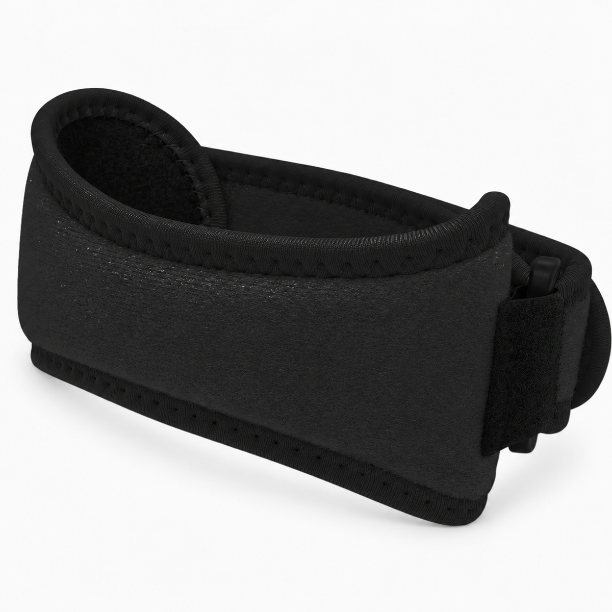 Adjustable Patella Knee Strap - Black knee support strap with clean neutral product edge