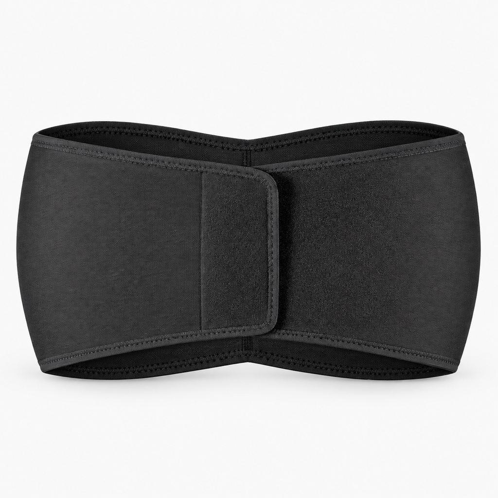 Sacroiliac Support Belt - black sacroiliac support belt for pelvic and lower back stability