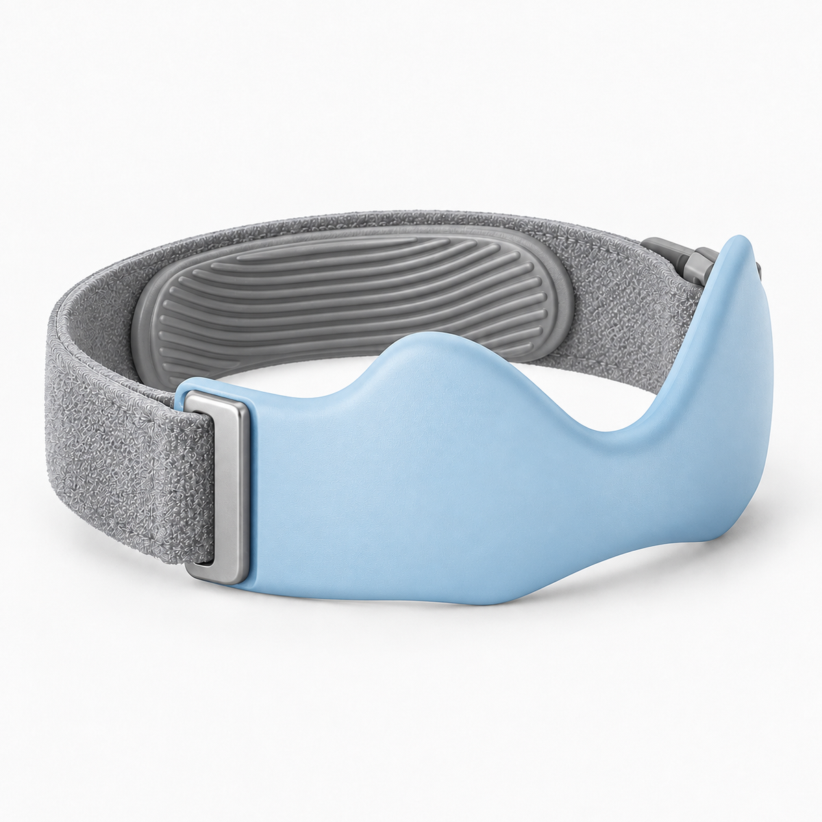Blue elastic patella knee band, 2 pack, adjustable support strap for knee stability