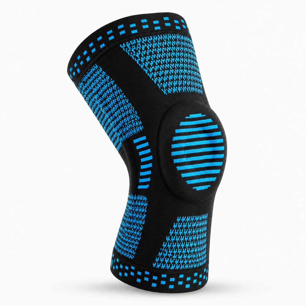 Compression Knee Sleeve Blue two pack size XL - breathable compression knee sleeve for comfortable joint support