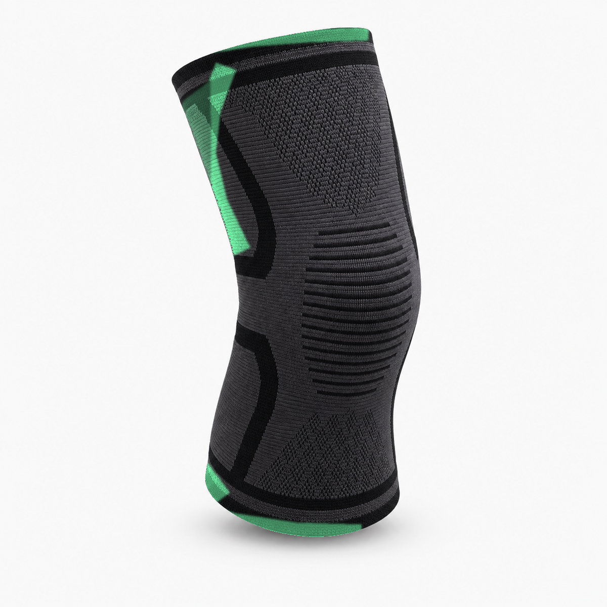 Compression Knee Support Brace - Green compression knee sleeve for flexible everyday support