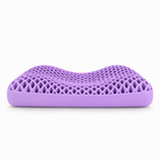 Washable TPE Cervical Neck Pillow with Breathable Support - No pillowcase purple TPE honeycomb cervical neck pillow