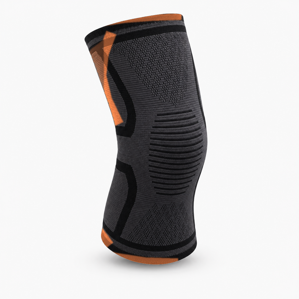 Compression Knee Support Brace - Orange compression knee sleeve for stable movement and comfort