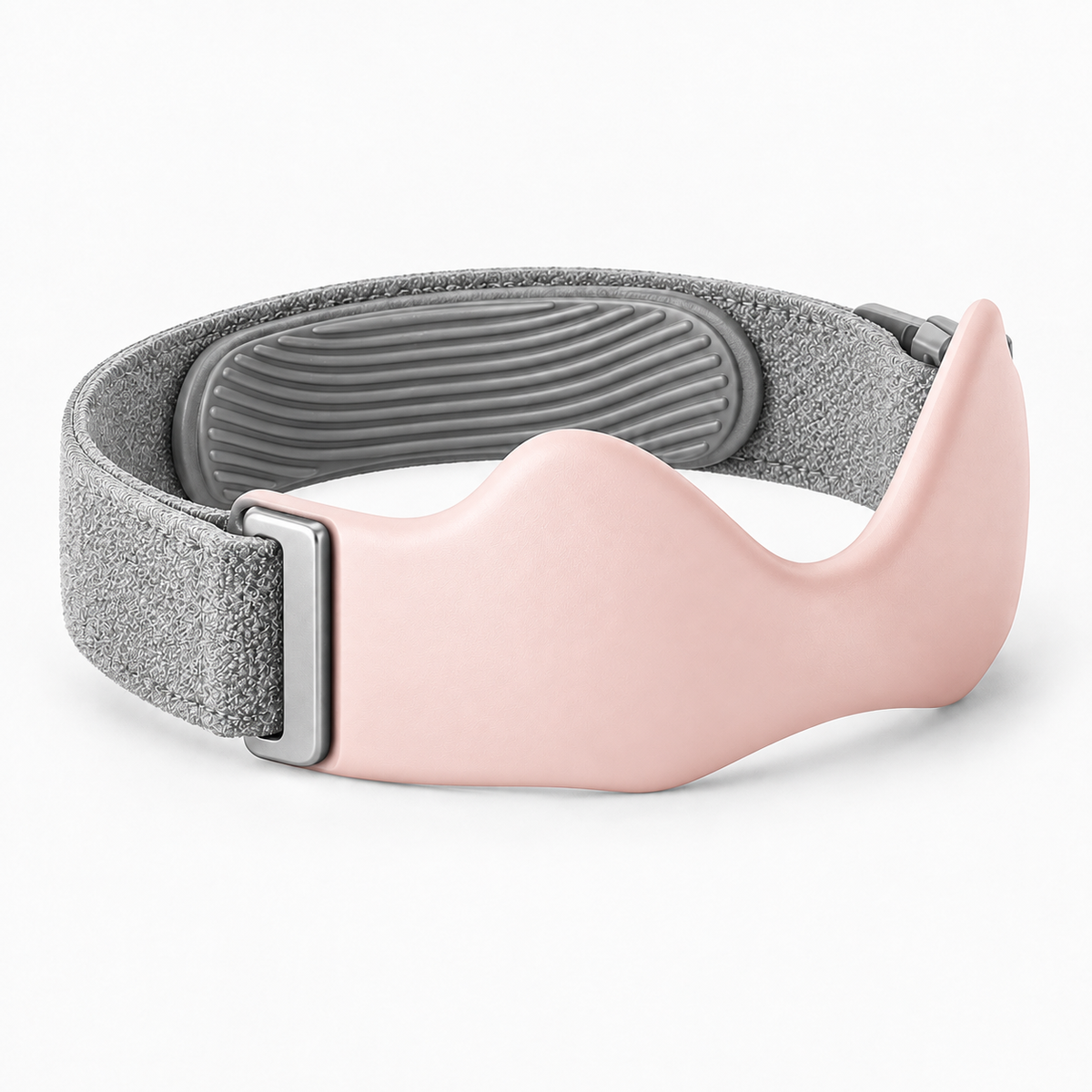 Pink elastic patella knee band, 1 pack, adjustable support strap for knee stability