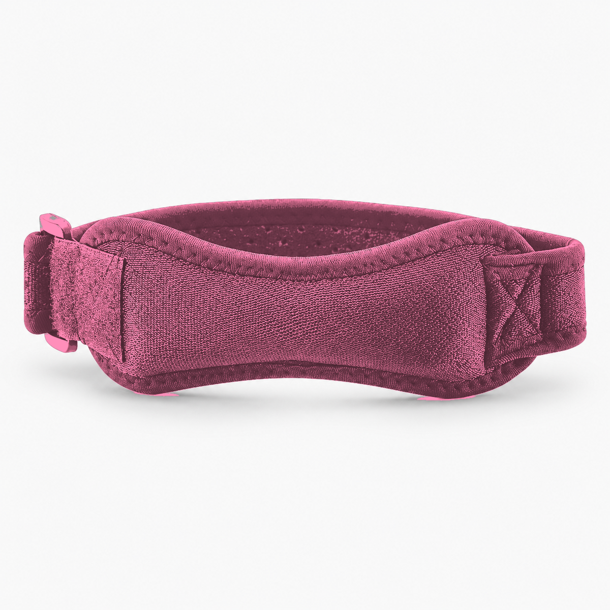 Pink patella knee brace set with adjustable strap for targeted knee support