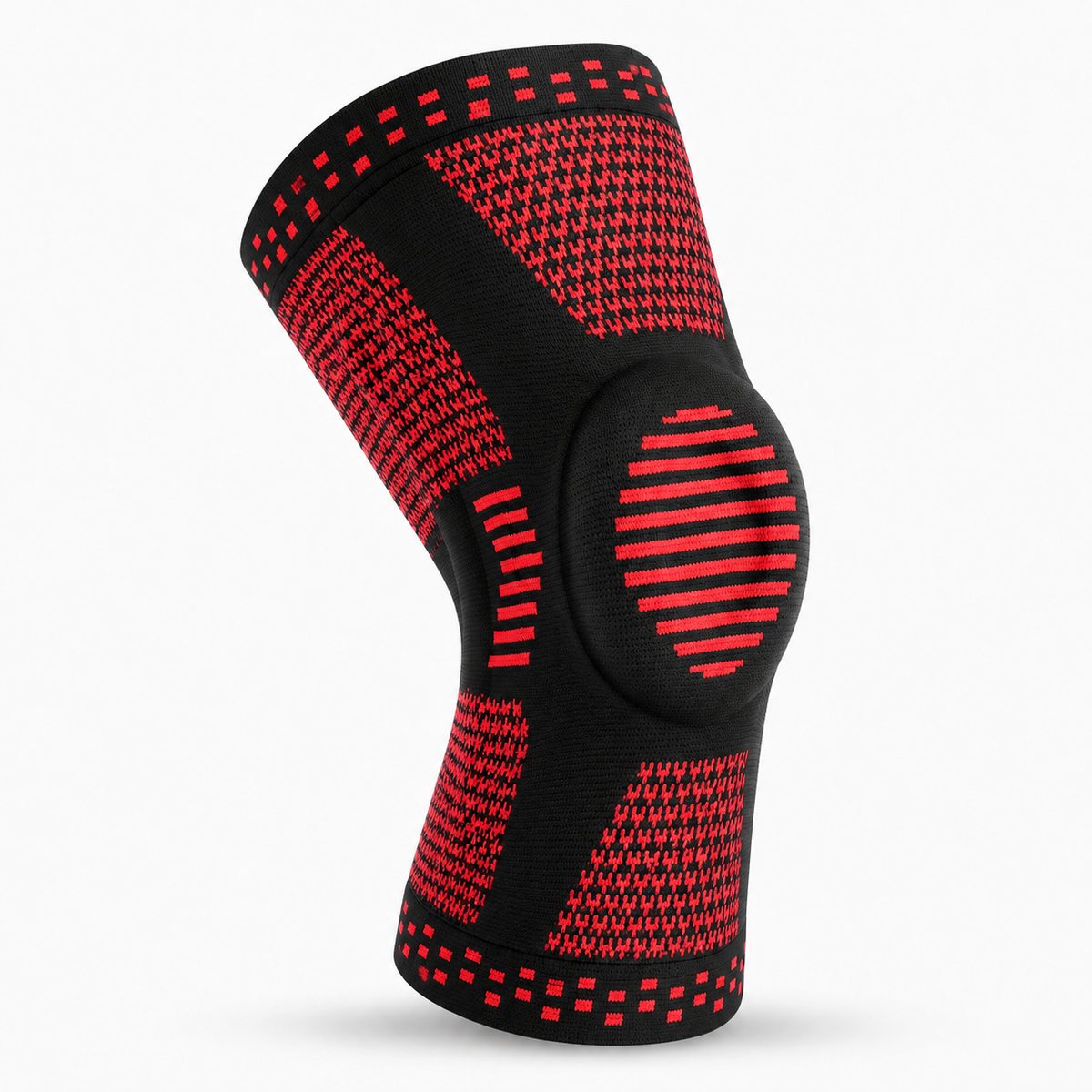 Compression Knee Sleeve Red two pack size XL - breathable compression knee sleeve for comfortable joint support