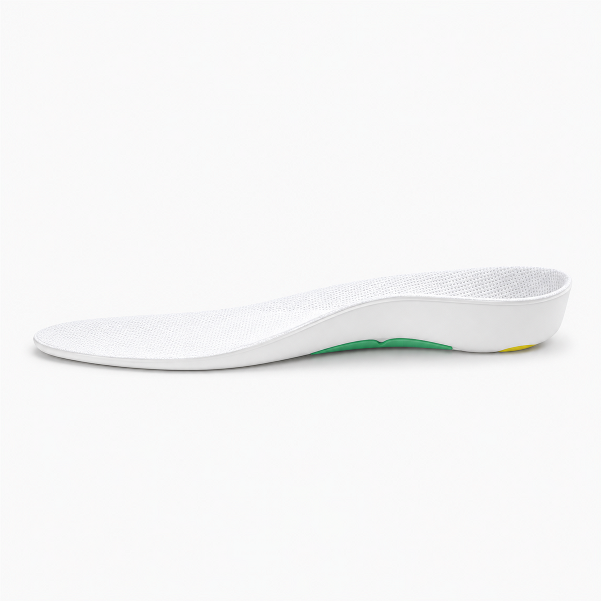 Deodorising Orthotic Insoles with Shock Absorbing Support - White 39-40 size orthotic insole with shock absorbing arch support