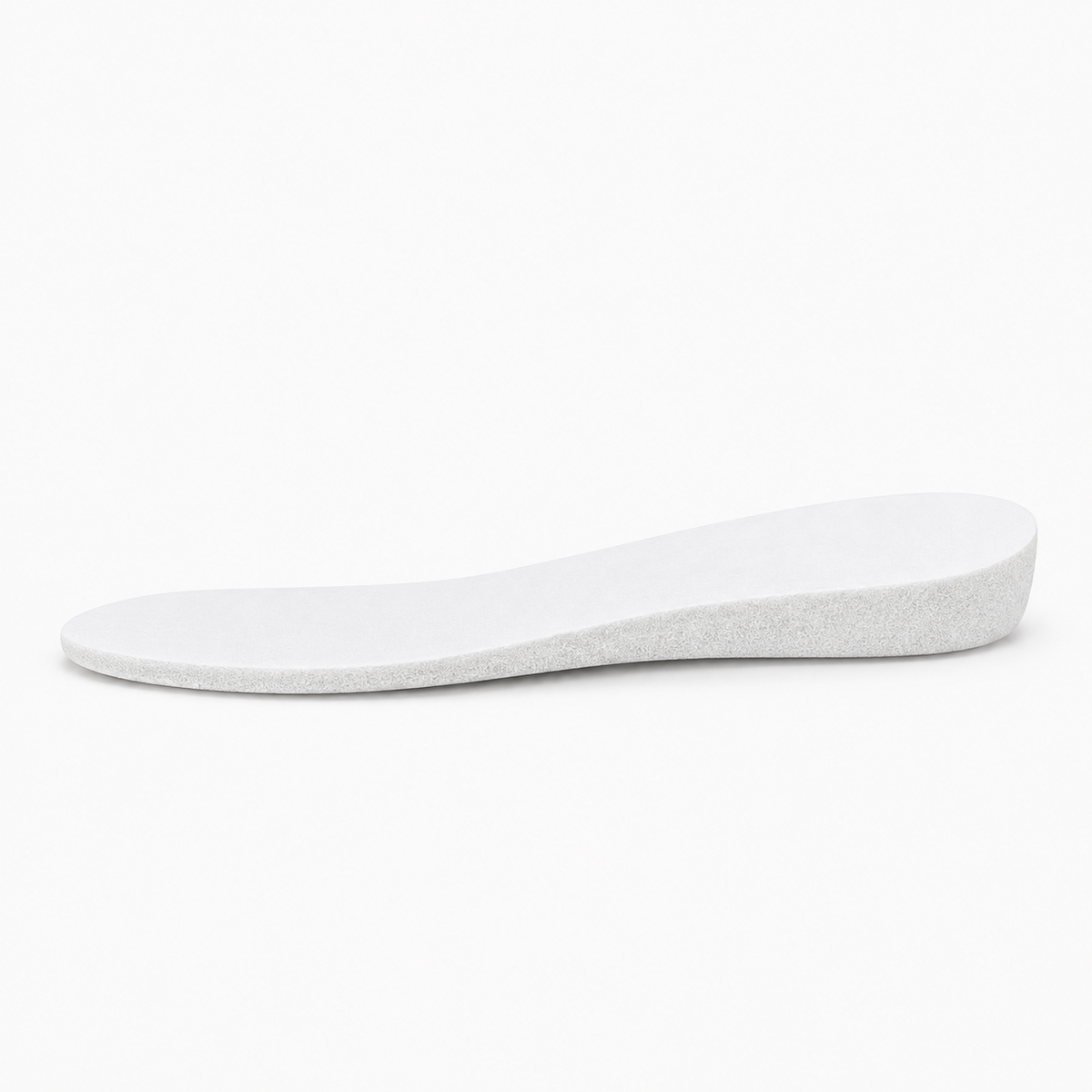 White latex memory foam insoles for everyday foot comfort, 2 pair full-length shoe inserts