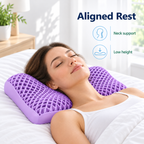 Washable TPE Cervical Neck Pillow with Breathable Support - Aligned Rest neck support lifestyle visual