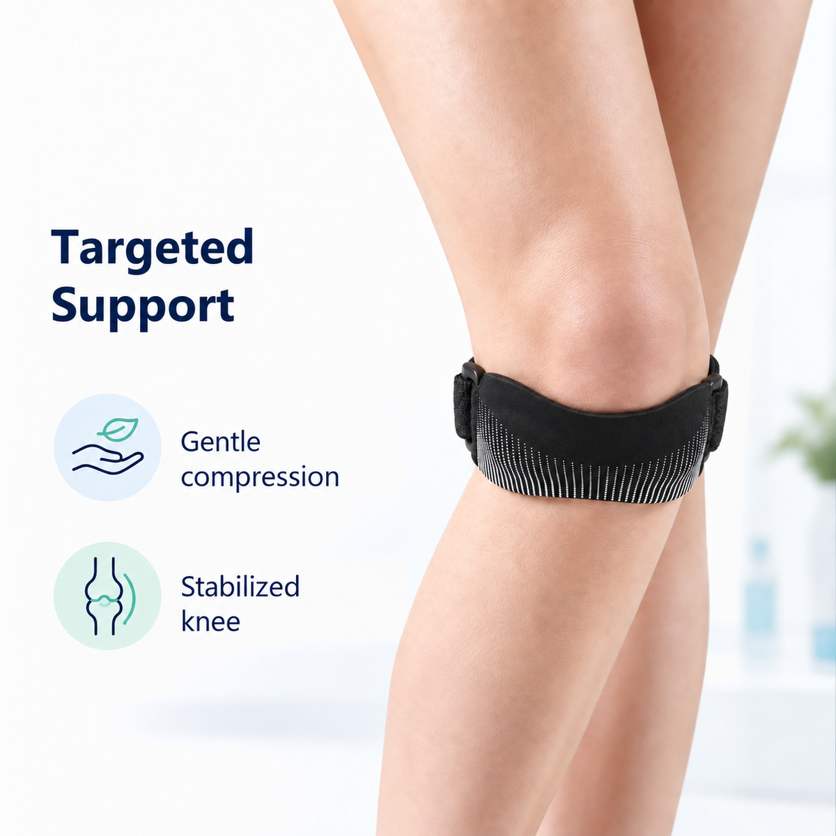 Patella Tendon Knee Strap for Running and Sports - brandless image 2
