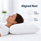 Soft Hotel Style Pillow for Comfortable Sleeping - Aligned Rest neck support lifestyle visual