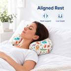 Baby U Shaped Pillowcase for Nursing Pillow Comfort - Aligned Rest neck support lifestyle visual
