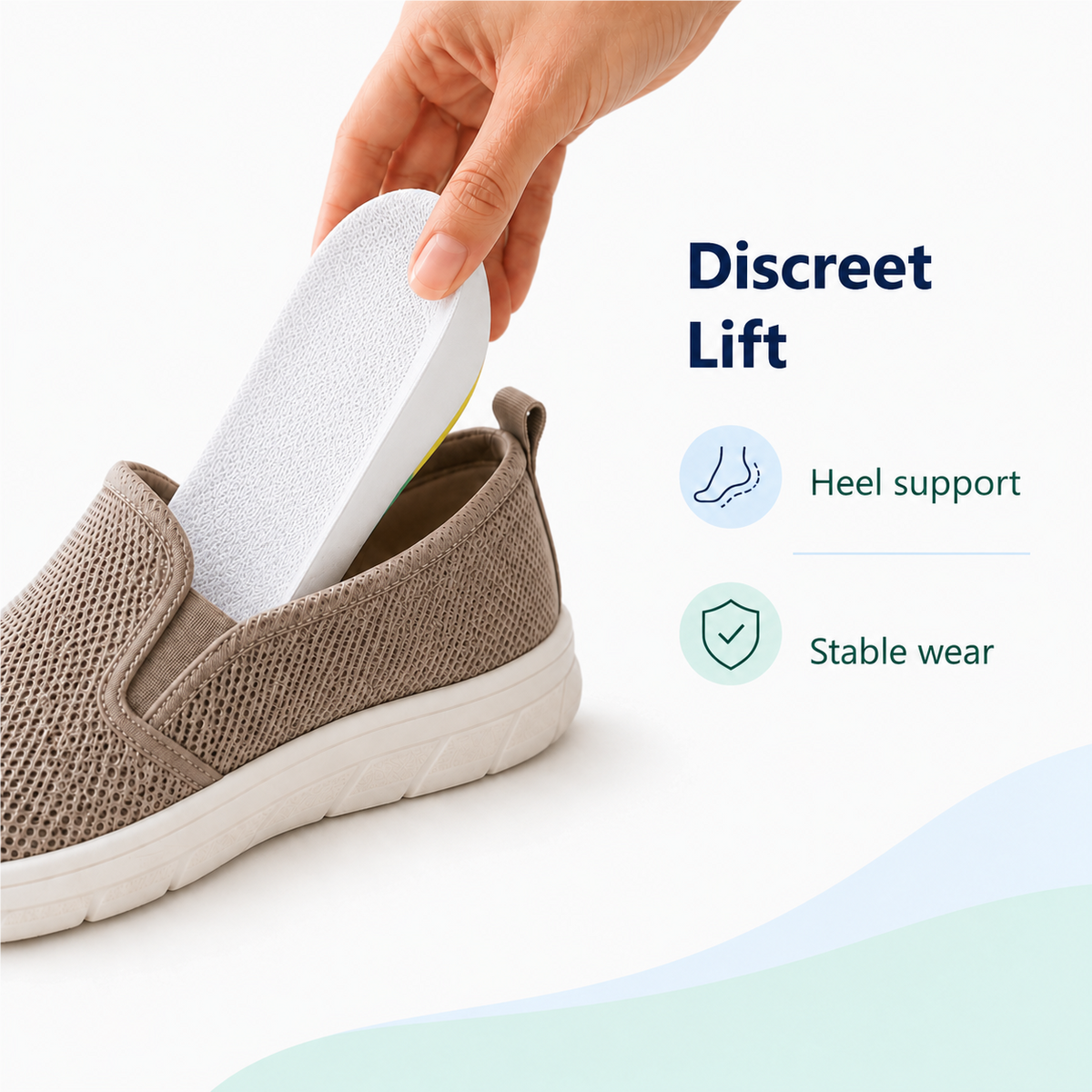 Deodorising Orthotic Insoles with Shock Absorbing Support