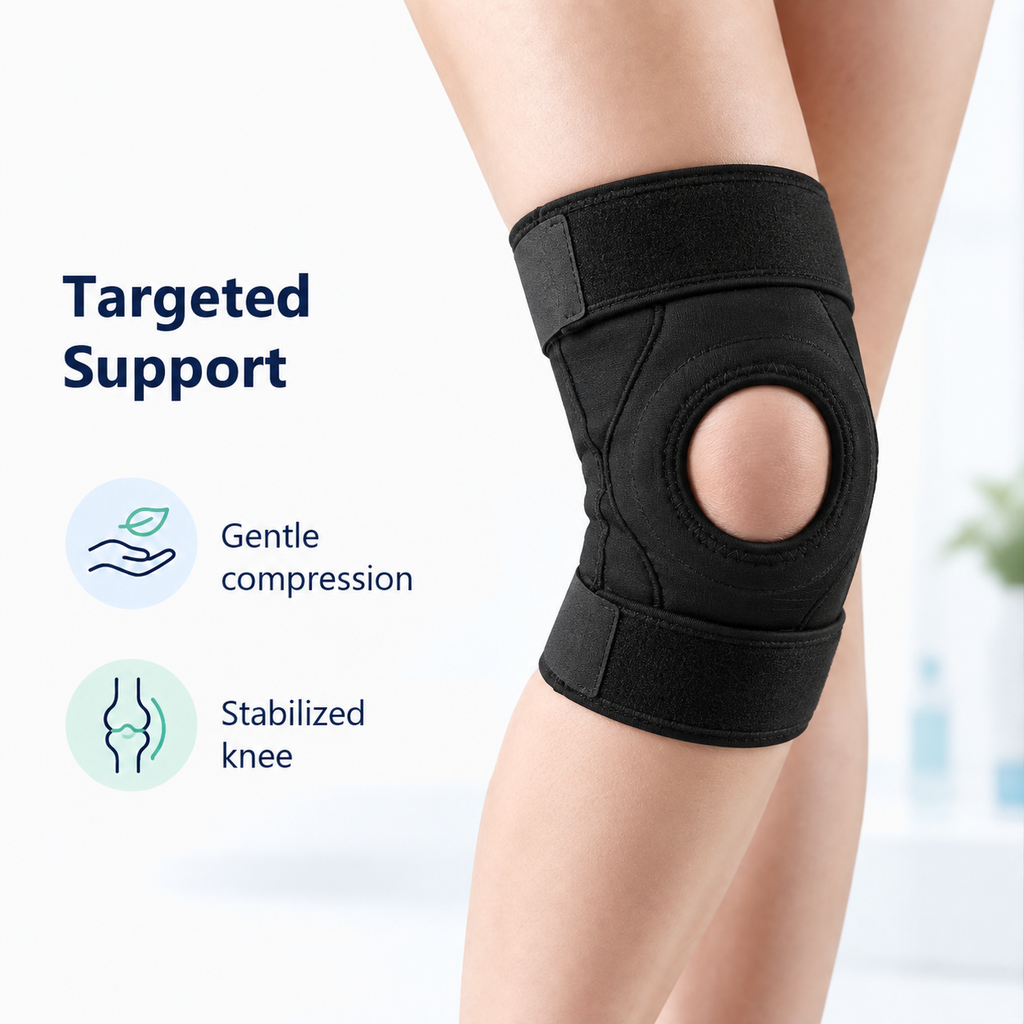 Adjustable Knee Support Brace for Fitness and Recovery