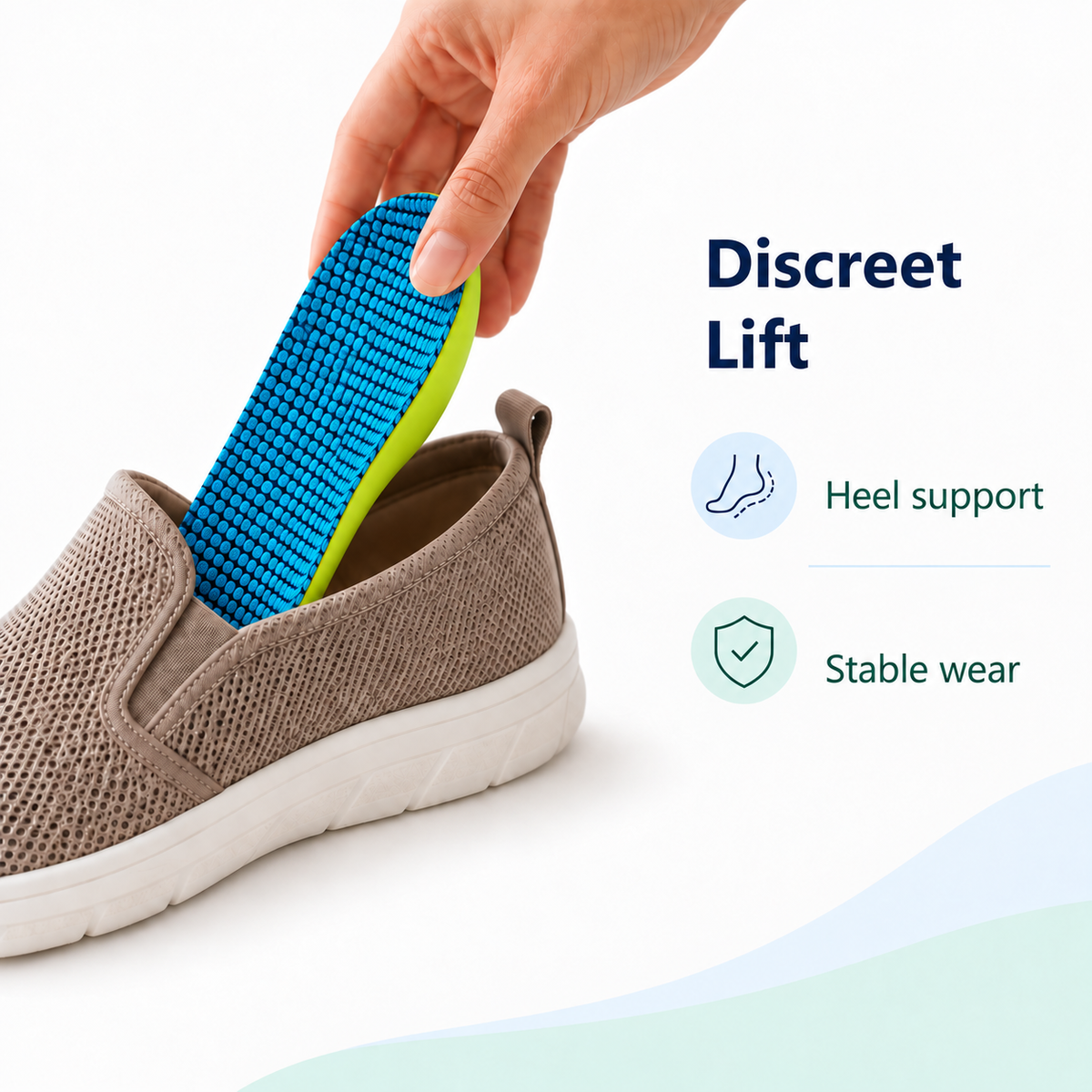 Shock Absorbing Orthotic Insoles