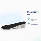 Height Increase Insoles with Breathable EVA Cushion