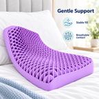 Washable TPE Cervical Neck Pillow with Breathable Support - Gentle Support stable fill breathable contact visual
