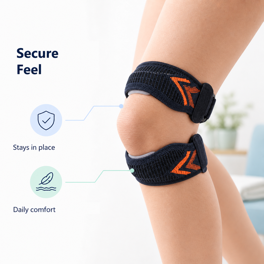 Adjustable Patella Knee Strap for Sport and Daily Support