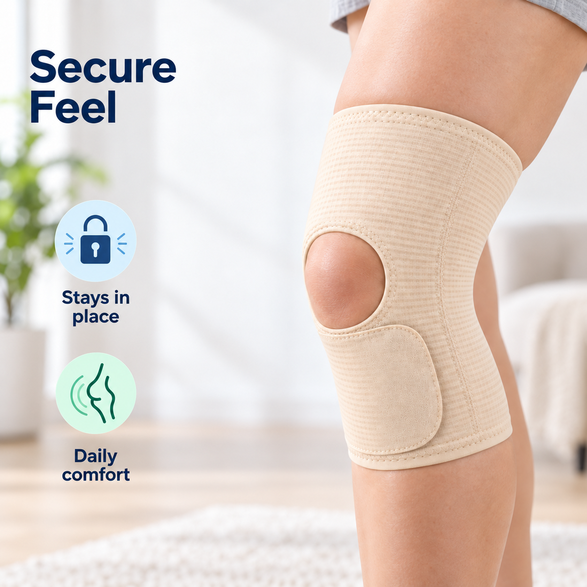 Side stabiliser knee brace secure feel benefits