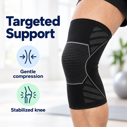 Anti Slip Sports Knee Support - targeted support for gentle knee compression