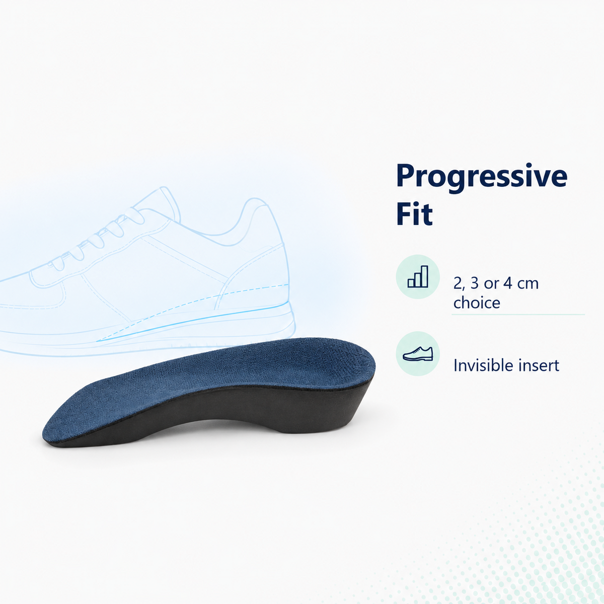 Three Quarter Orthotic Insoles for Fallen Arches