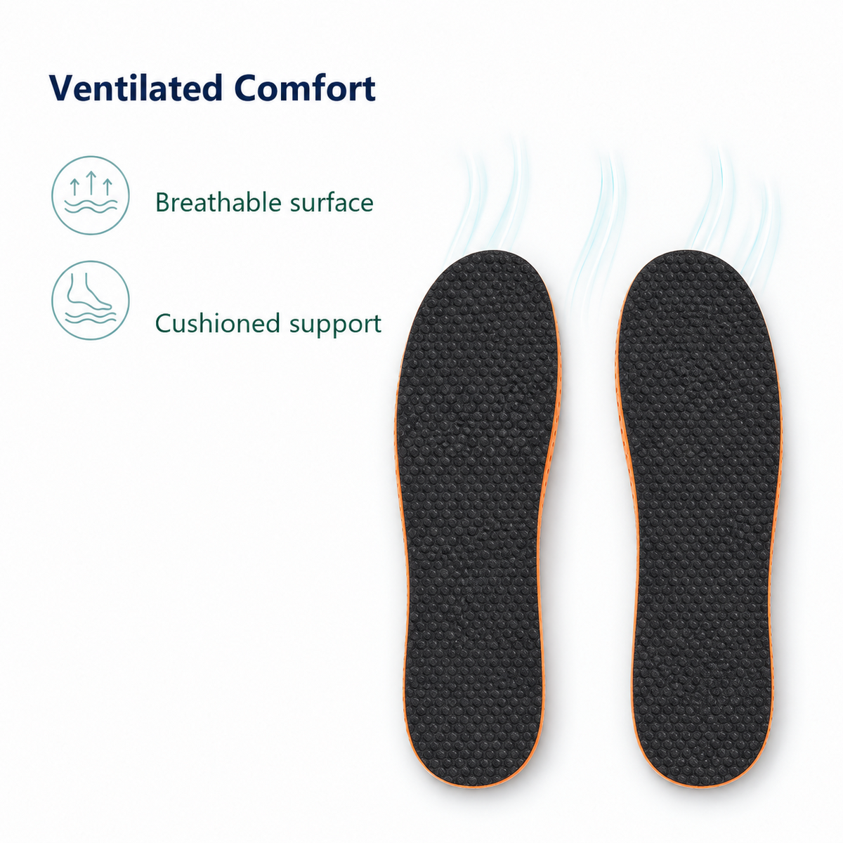 Memory Foam Sneaker Insoles for Shock Absorption