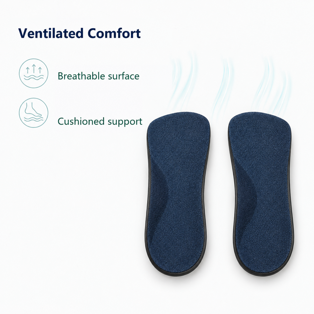 Three Quarter Orthotic Insoles for Fallen Arches