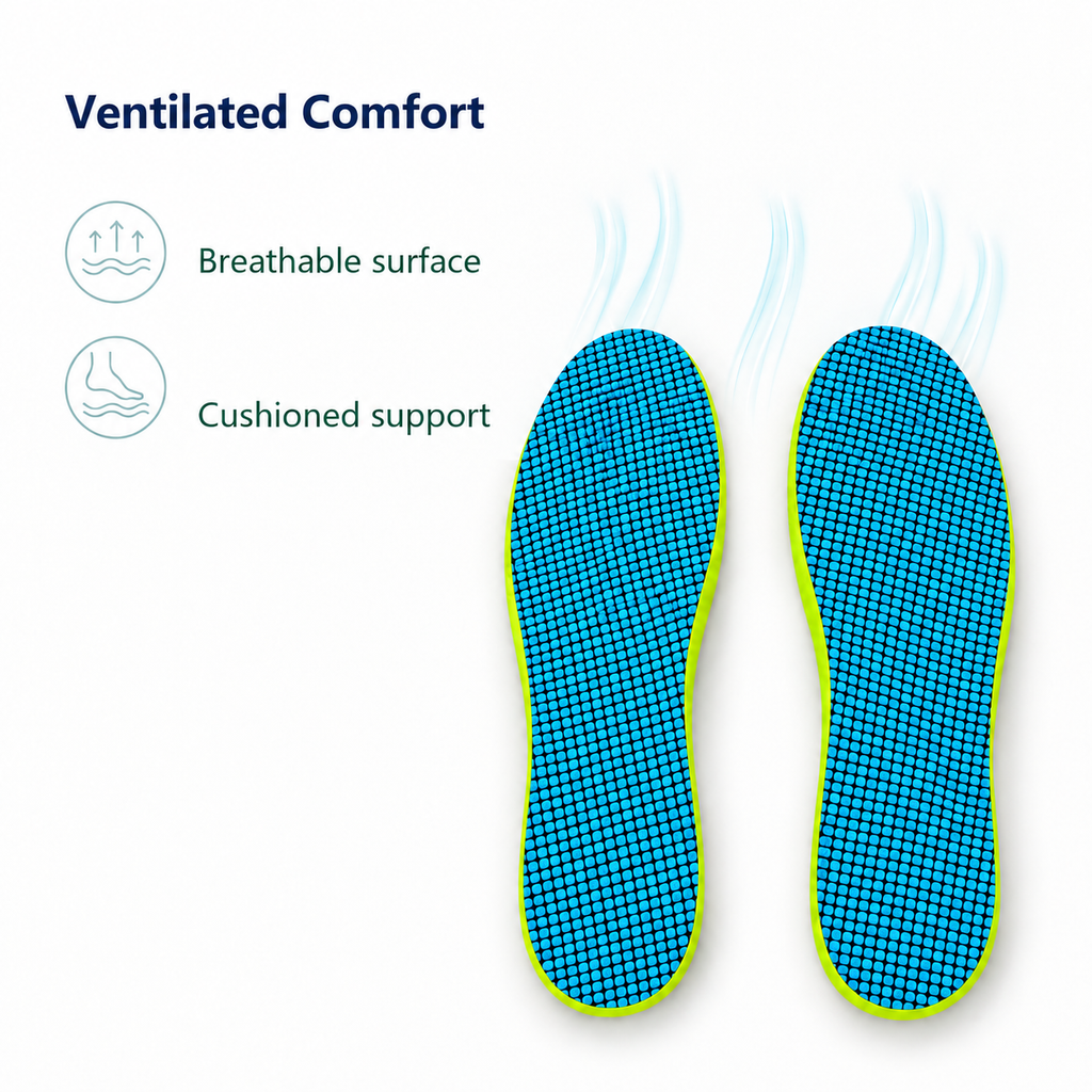 Shock Absorbing Orthotic Insoles