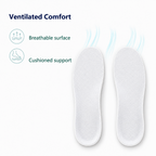 Deodorising Orthotic Insoles with Shock Absorbing Support