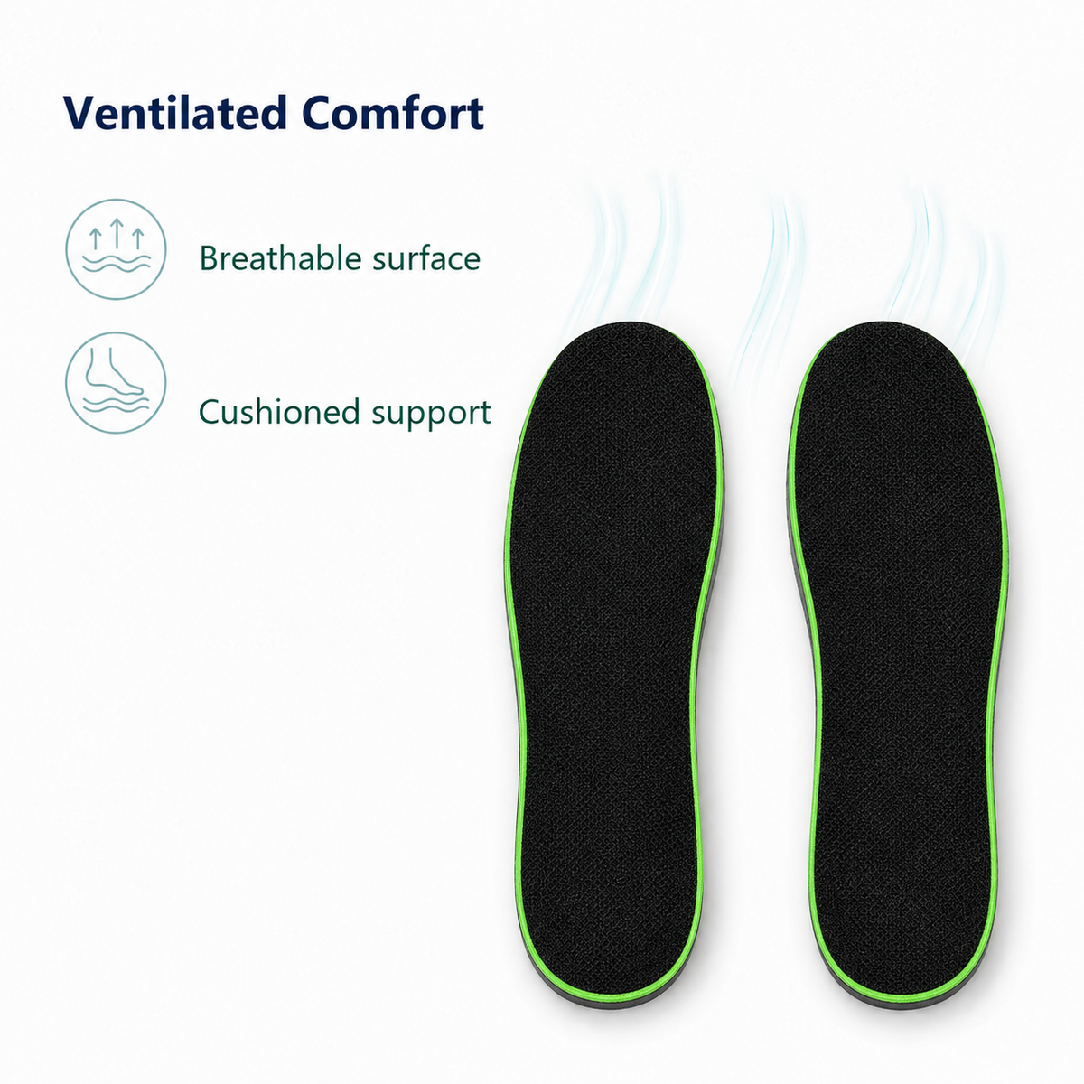 Thick Arch Support Insoles for Flat Feet and Sports