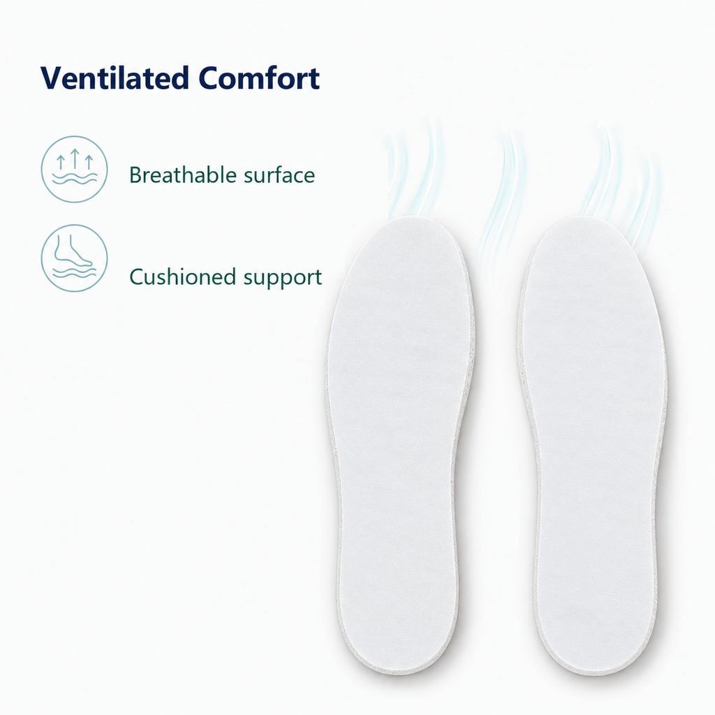 Latex Memory Foam Insoles for Everyday Foot Comfort