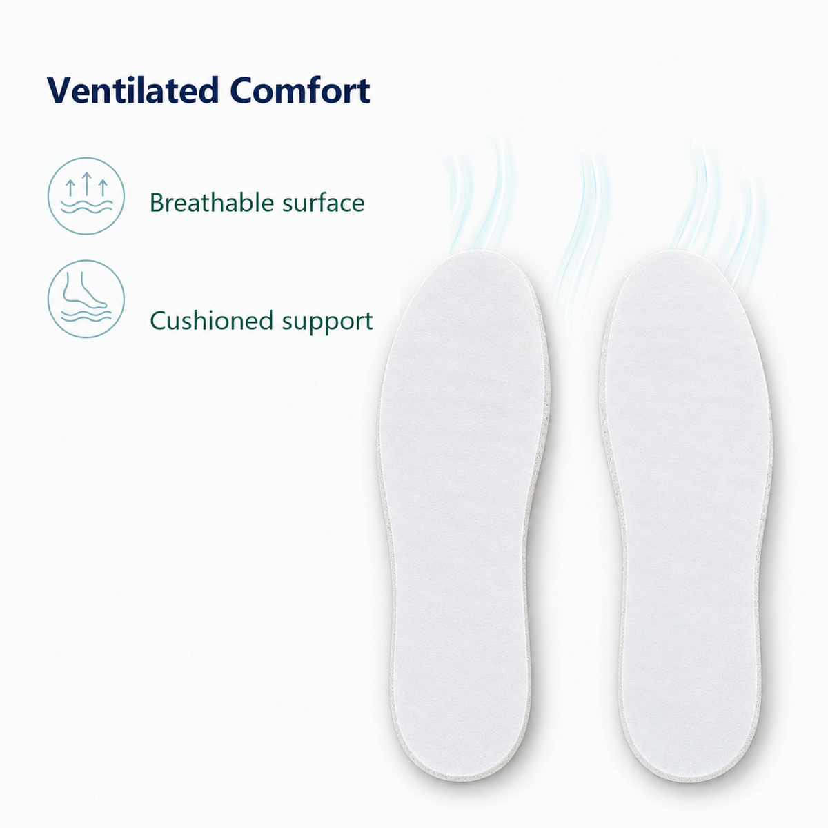 Latex Memory Foam Insoles for Everyday Foot Comfort