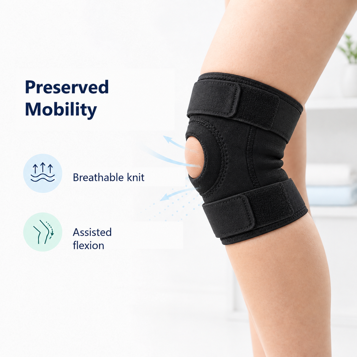 Adjustable Knee Support Brace for Fitness and Recovery