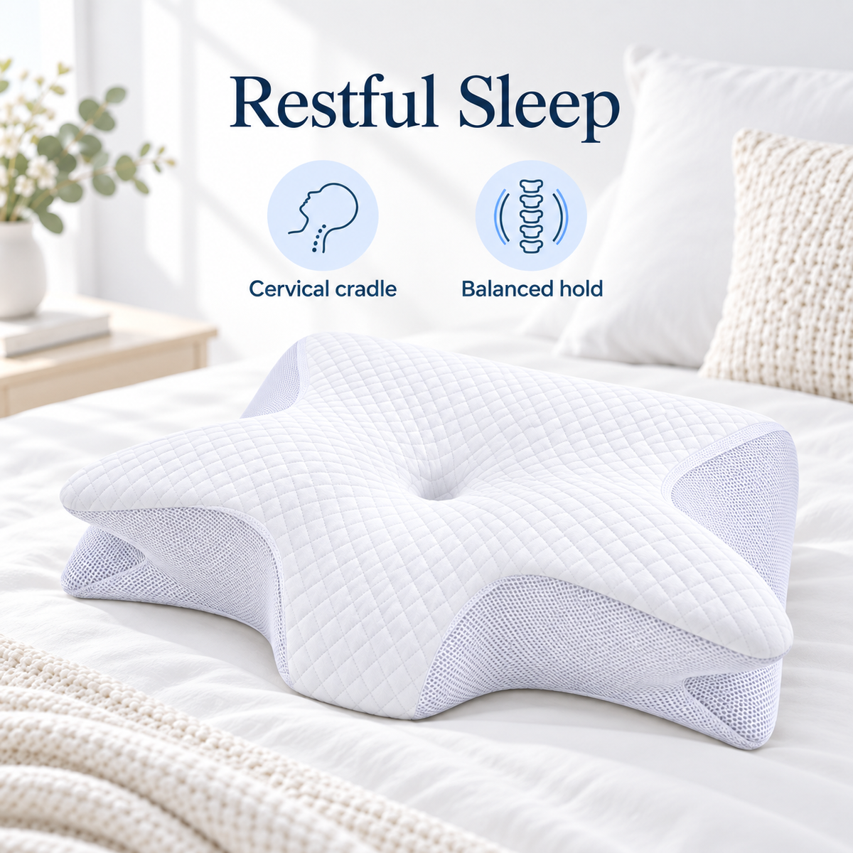 Cervical Pillow Cover