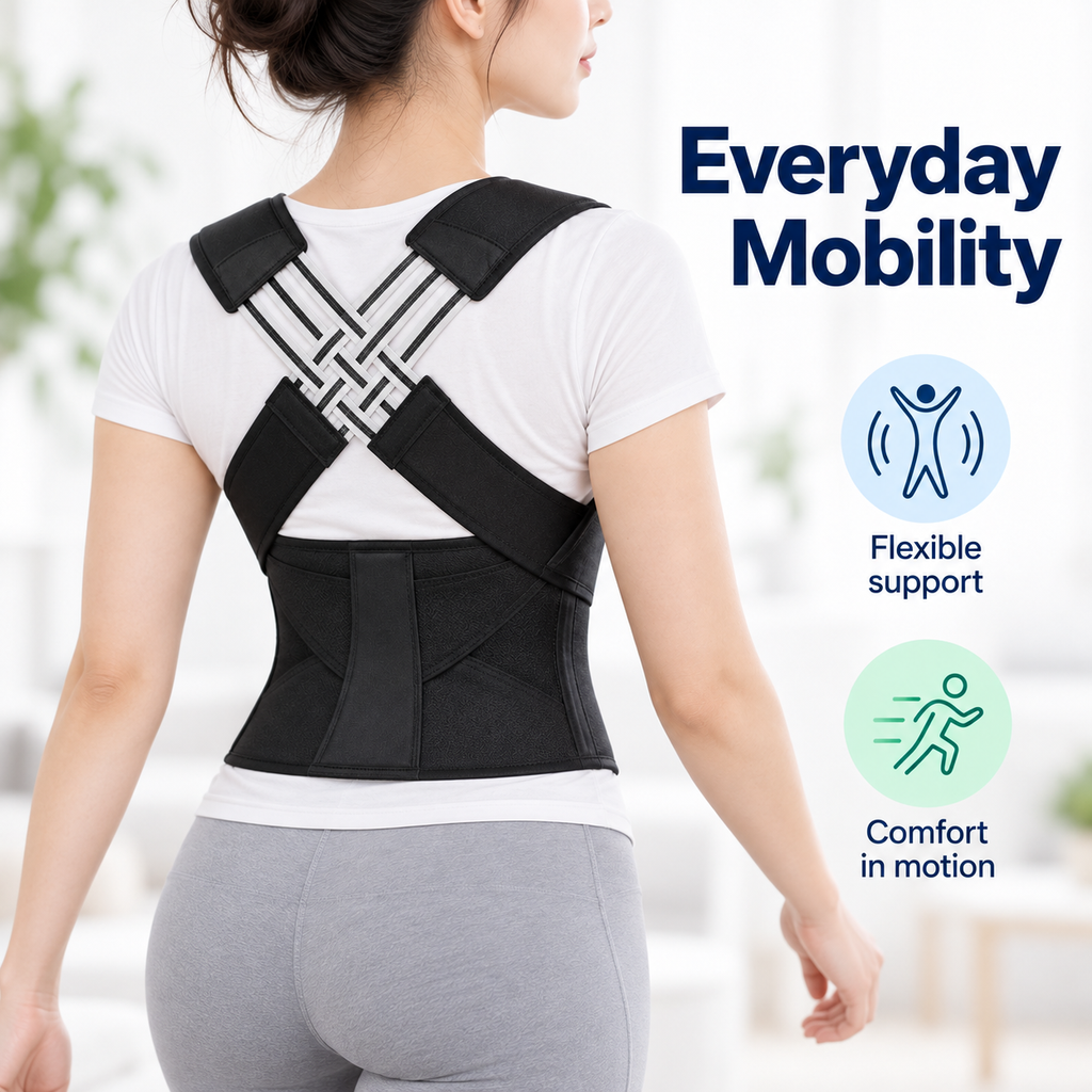 Waist posture support belt everyday mobility lifestyle image