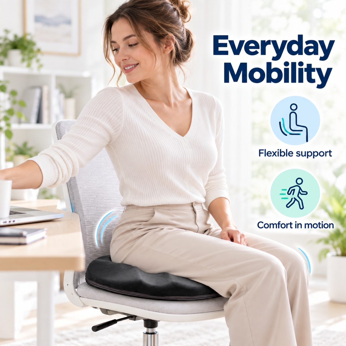 Donut seat cushion everyday sitting comfort image