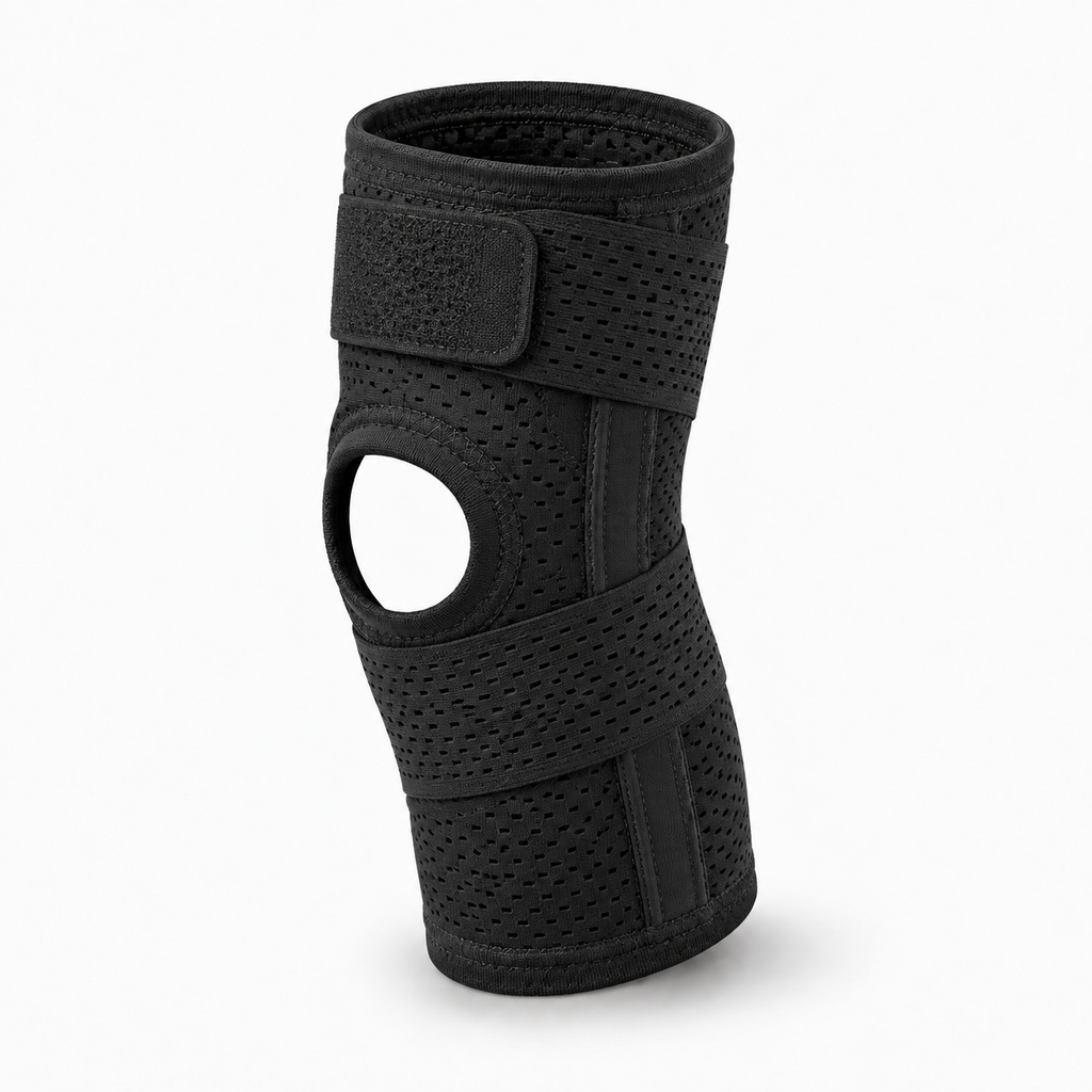 Breathable Knee Brace with Side Stabilizers