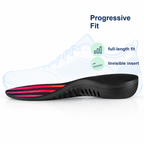 Gel Arch Support Insoles black progressive fit full length insert