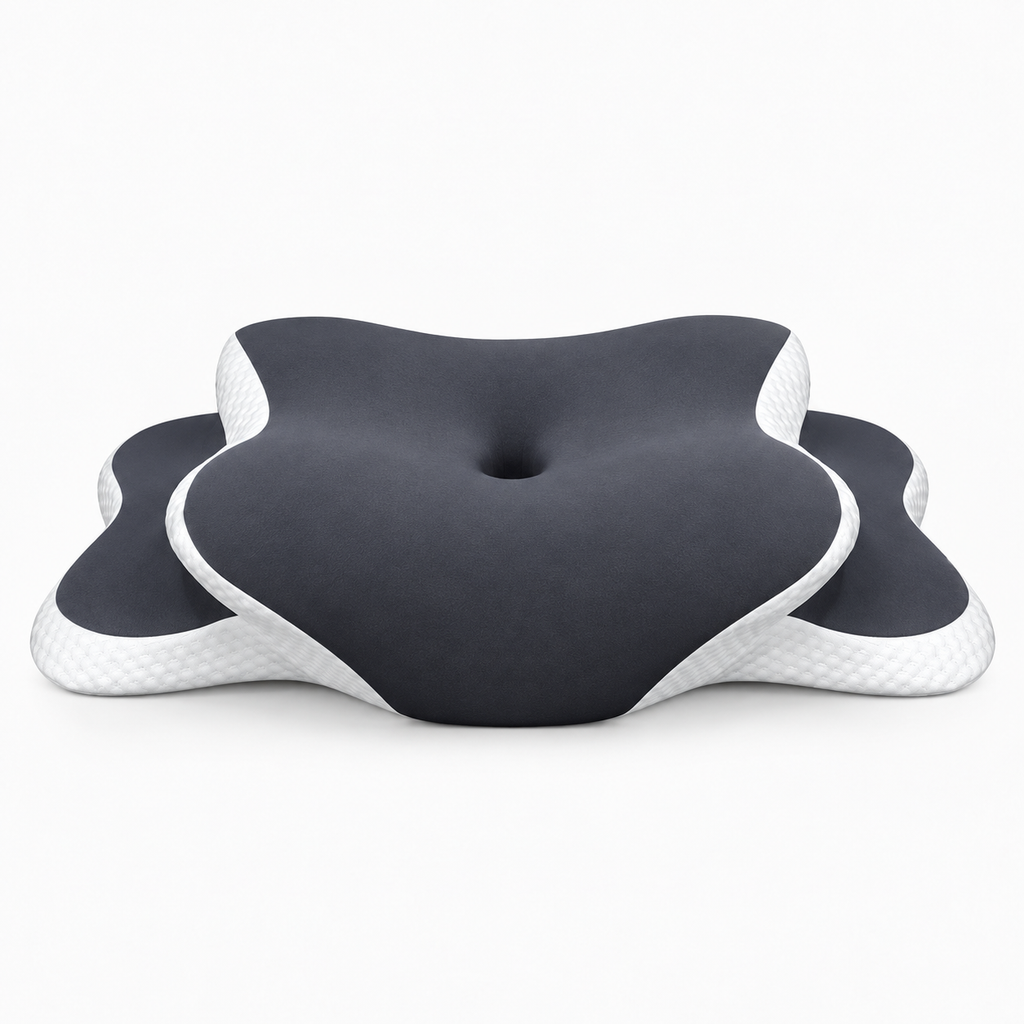 Ergonomic Memory Foam Neck Pillow for Sleep Support