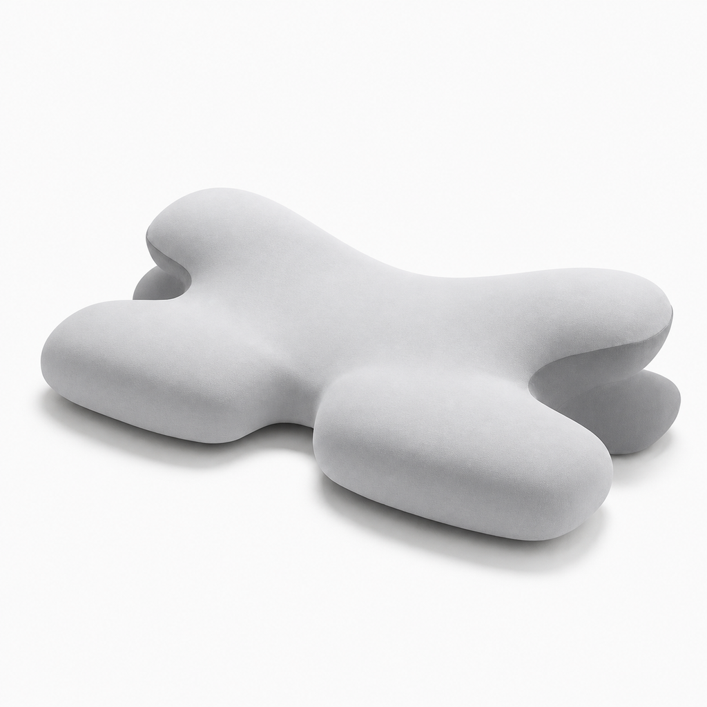 Horn Shaped Memory Foam Neck Pillow for Sleep Support