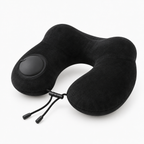 Inflatable U Shaped Travel Pillow for Portable Neck Support