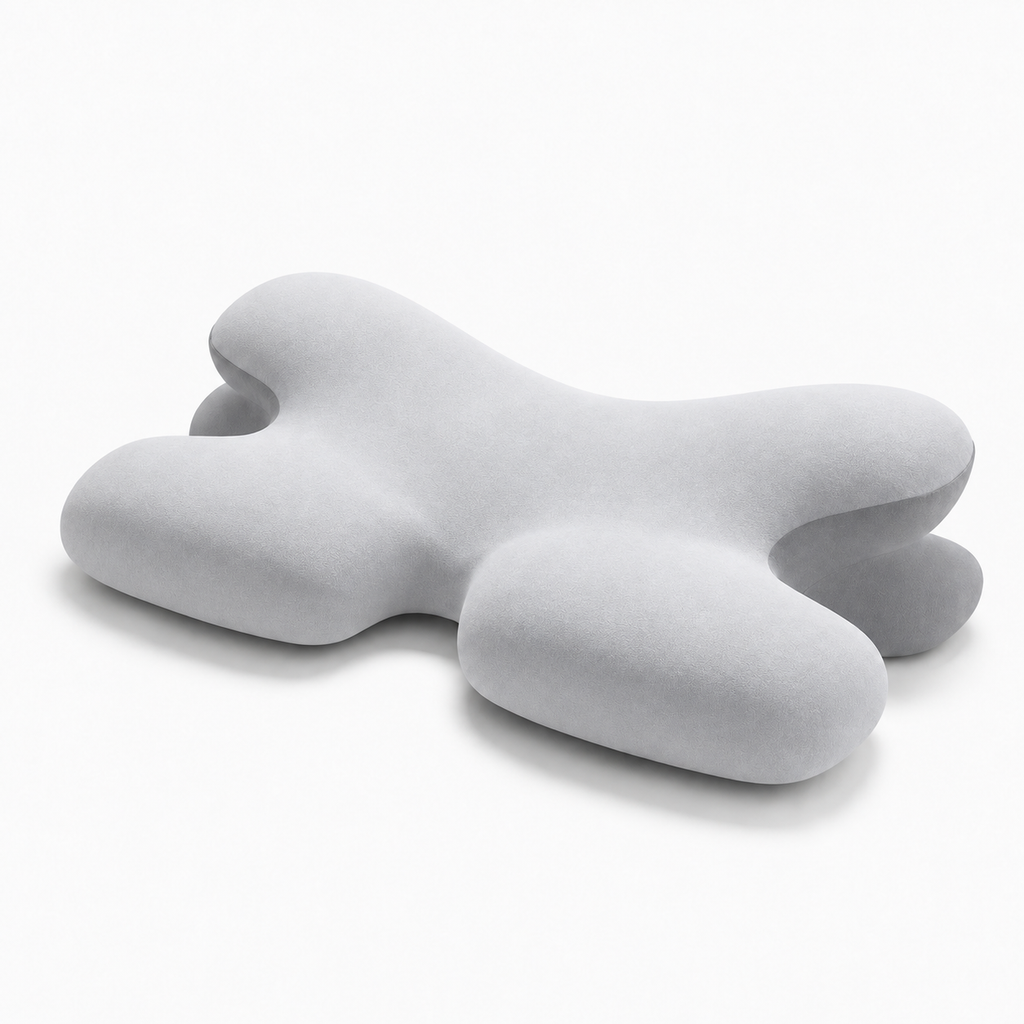Horn Shaped Memory Foam Neck Pillow for Sleep Support