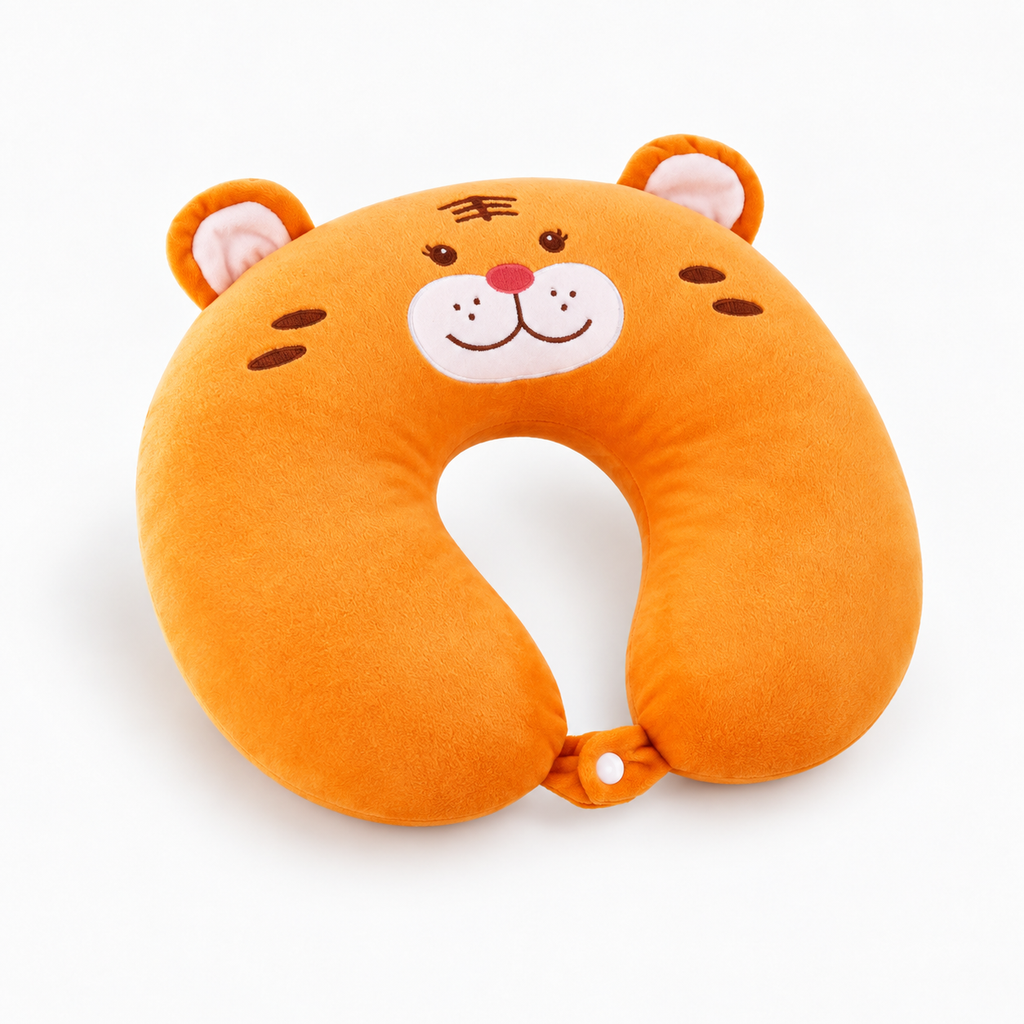 Soft Cartoon Travel Neck Pillow for Adults and Children