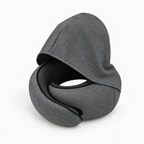 Hooded Memory Foam Travel Pillow for Flights